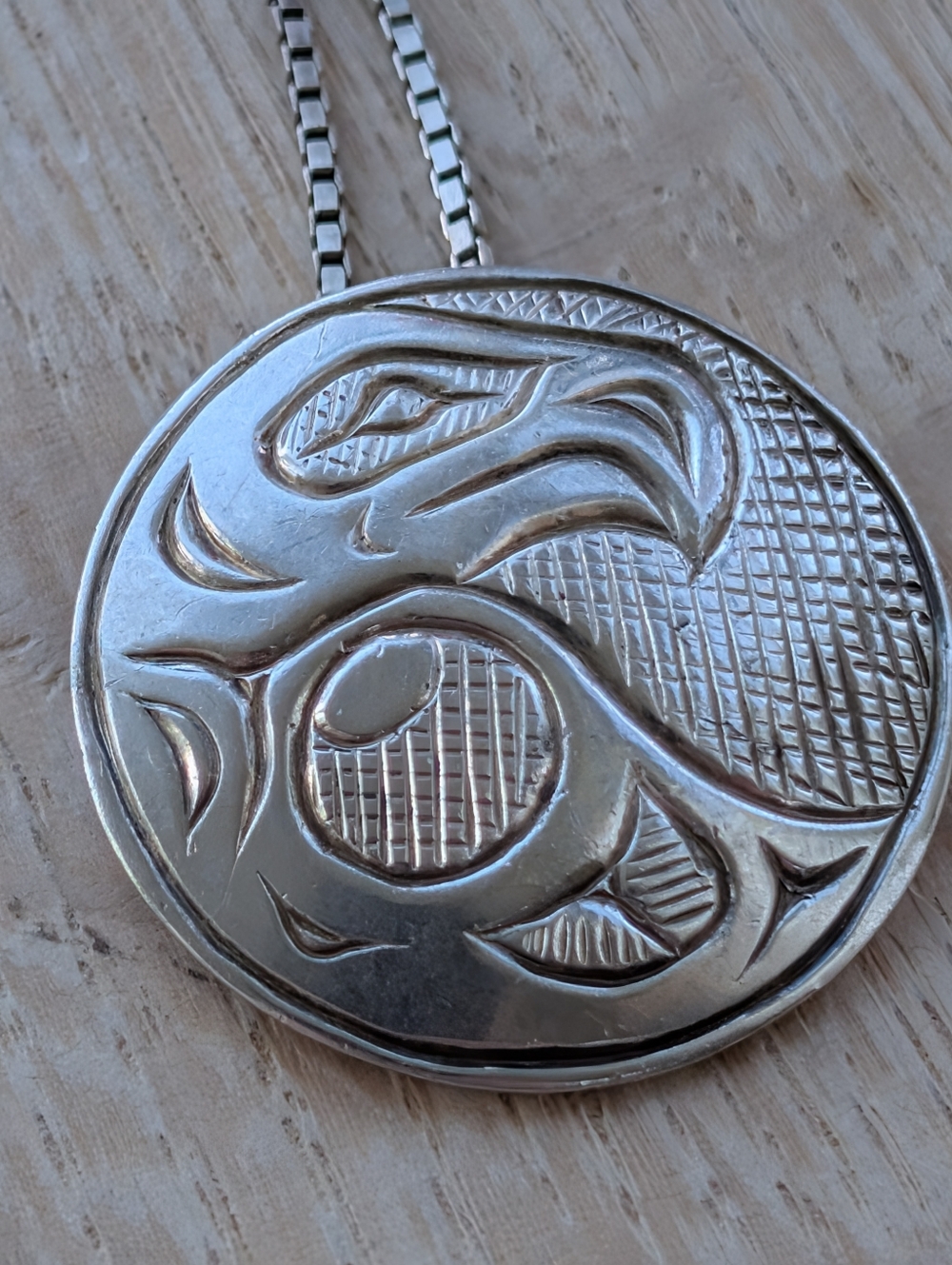 Native Signed Haida Necklace